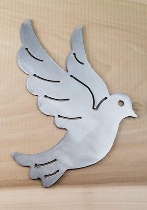 Metal Plasma Cut Heron Hummingbird Dove  or Bomber Plane
