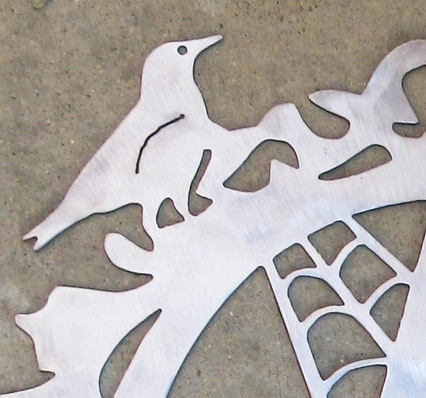 Gothic Steampunk Plasma Cut Metal Art Skeleton Halloween Decor Made to Order in Raw Steel