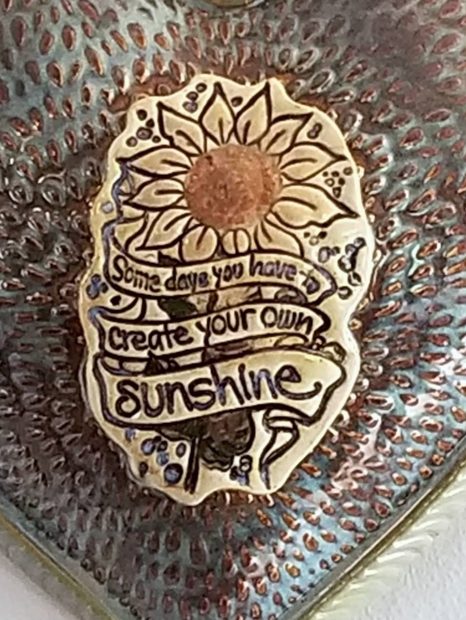 Make Your Own Sunshine Sunflower Embossed Heart Pillow Wall Art